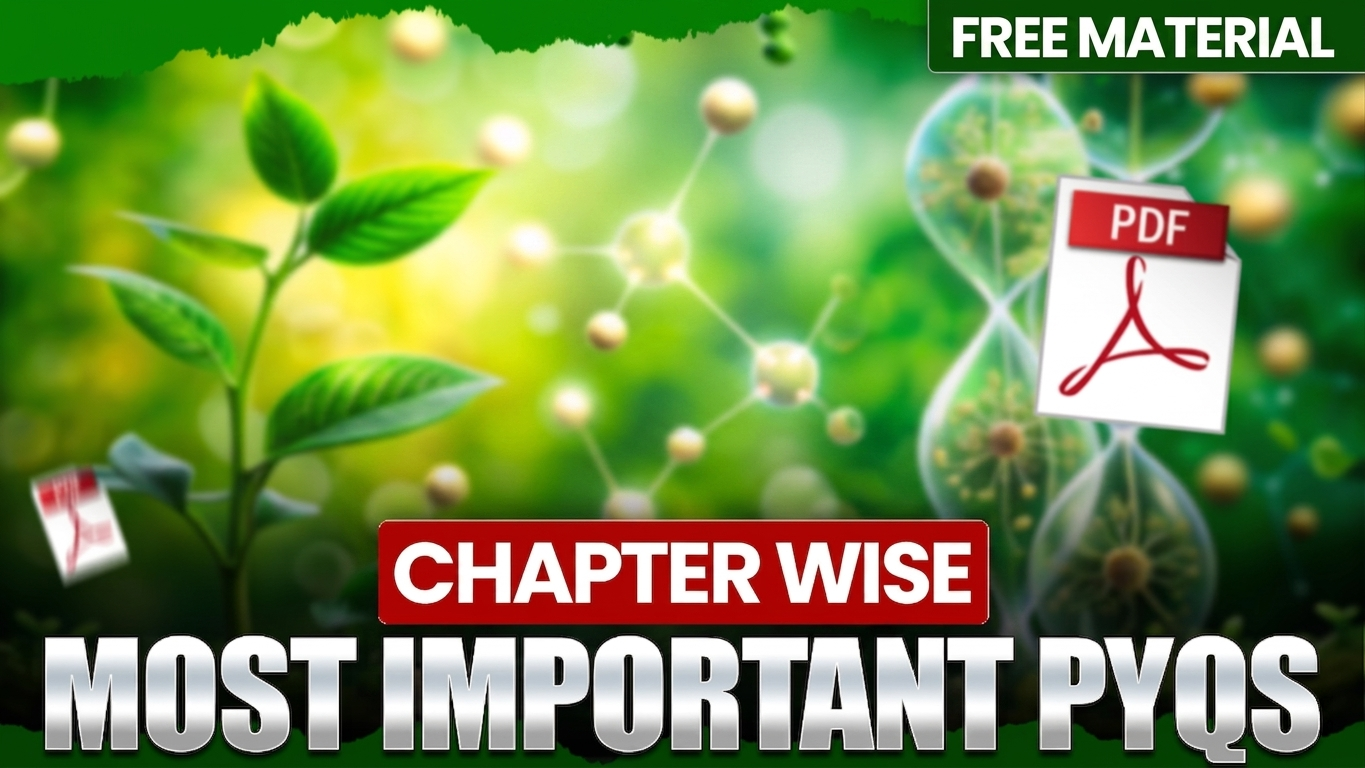 Class 12 Biology |  Chapter-wise most important PYQs