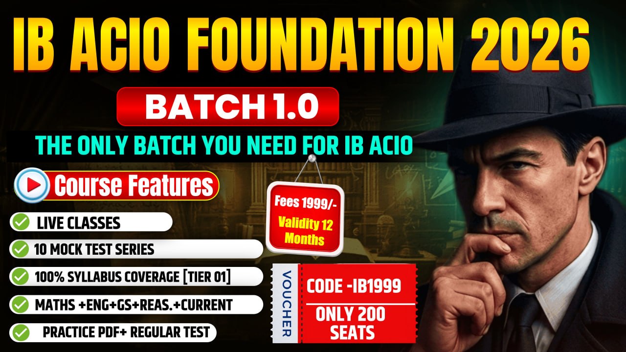 IB ACIO TIER-1 2026 