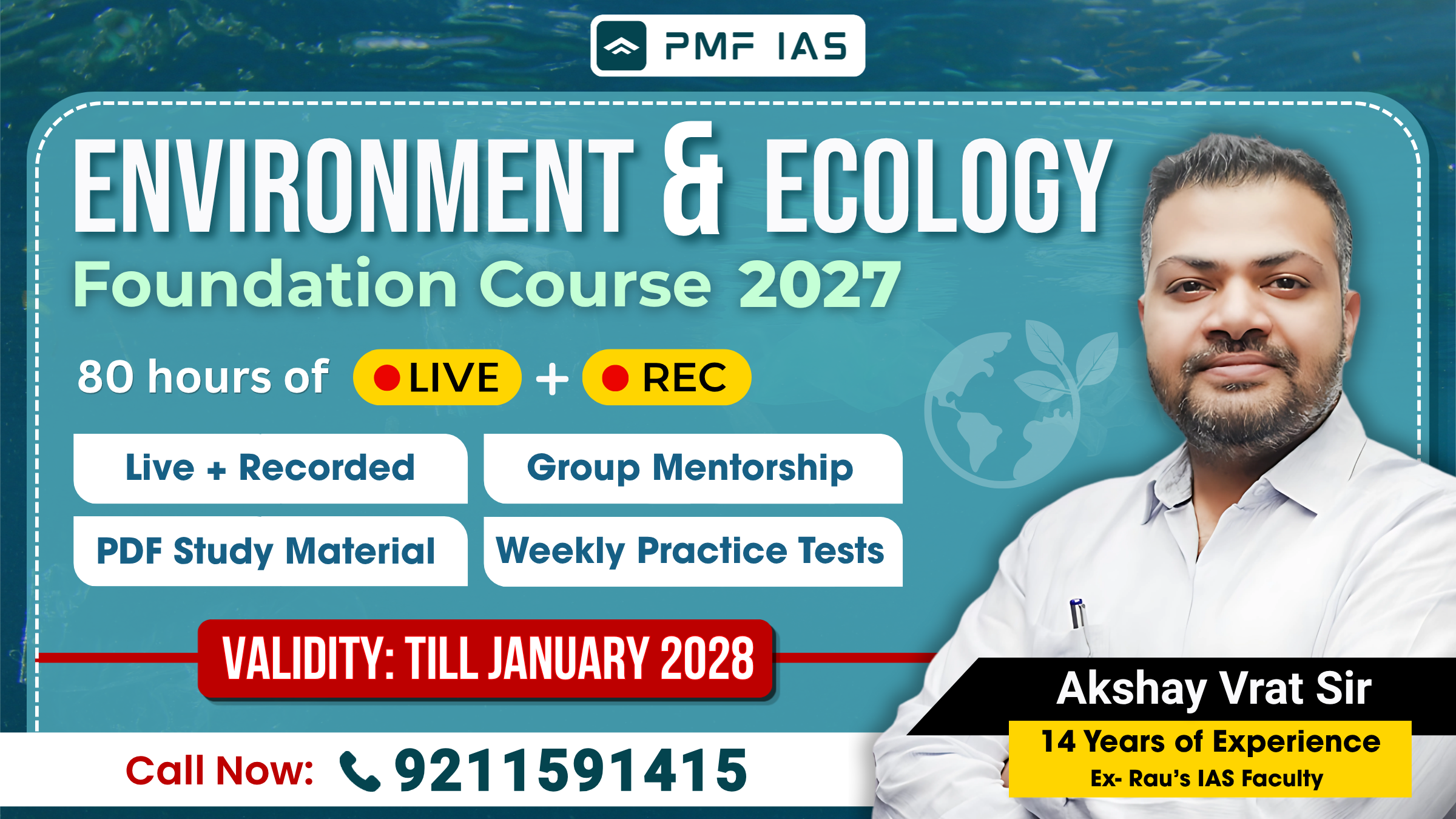Environment & Ecology GS Foundation 2027 - Live + Recorded Course (For UPSC Prelims & Mains)