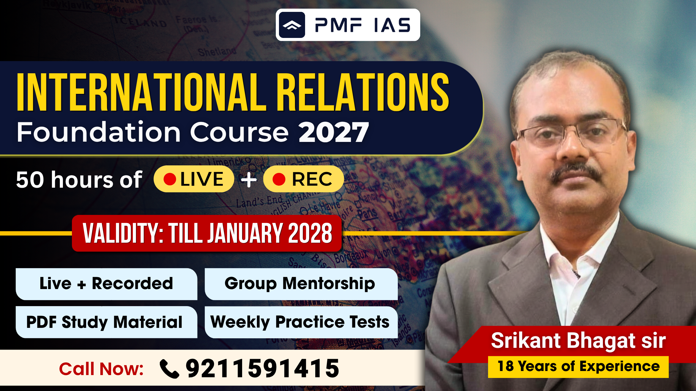 International Relations (GS) Foundation 2027 - Live + Recorded Course (For UPSC Prelims & Mains)