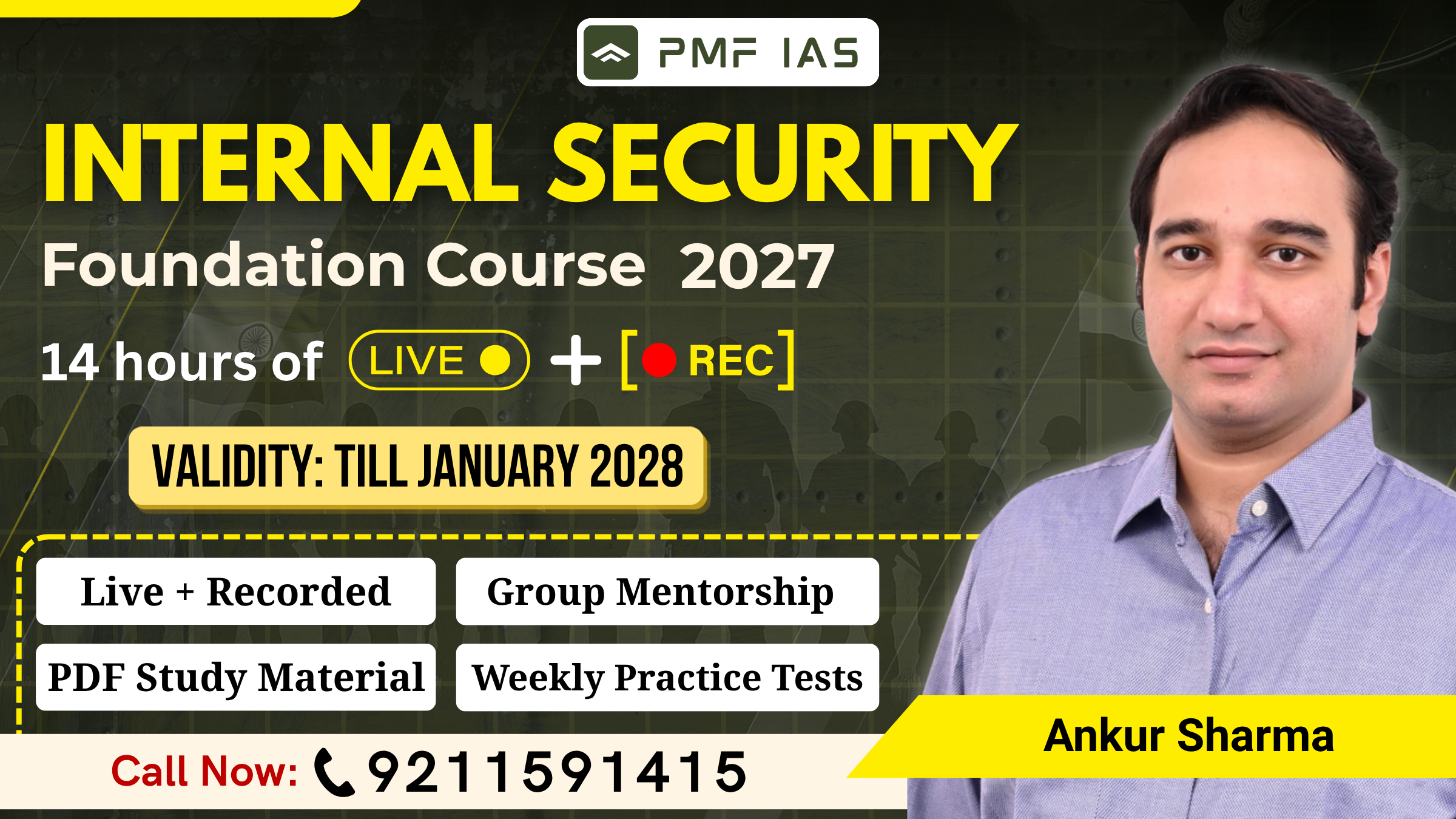 Internal Security (GS) Foundation 2027 - Live + Recorded Course (For UPSC Prelims & Mains)