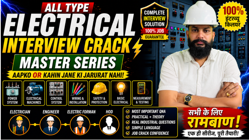 Electrical Interview Mastery Course – FREE