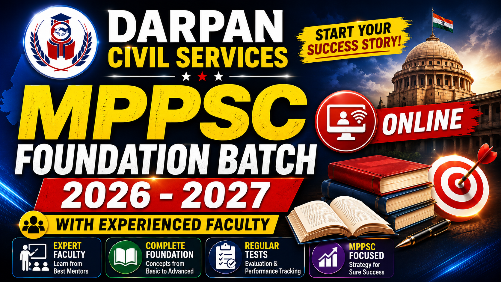 MPPSC FOUNDATION BATCH 2025 -26 (ONLINE) 