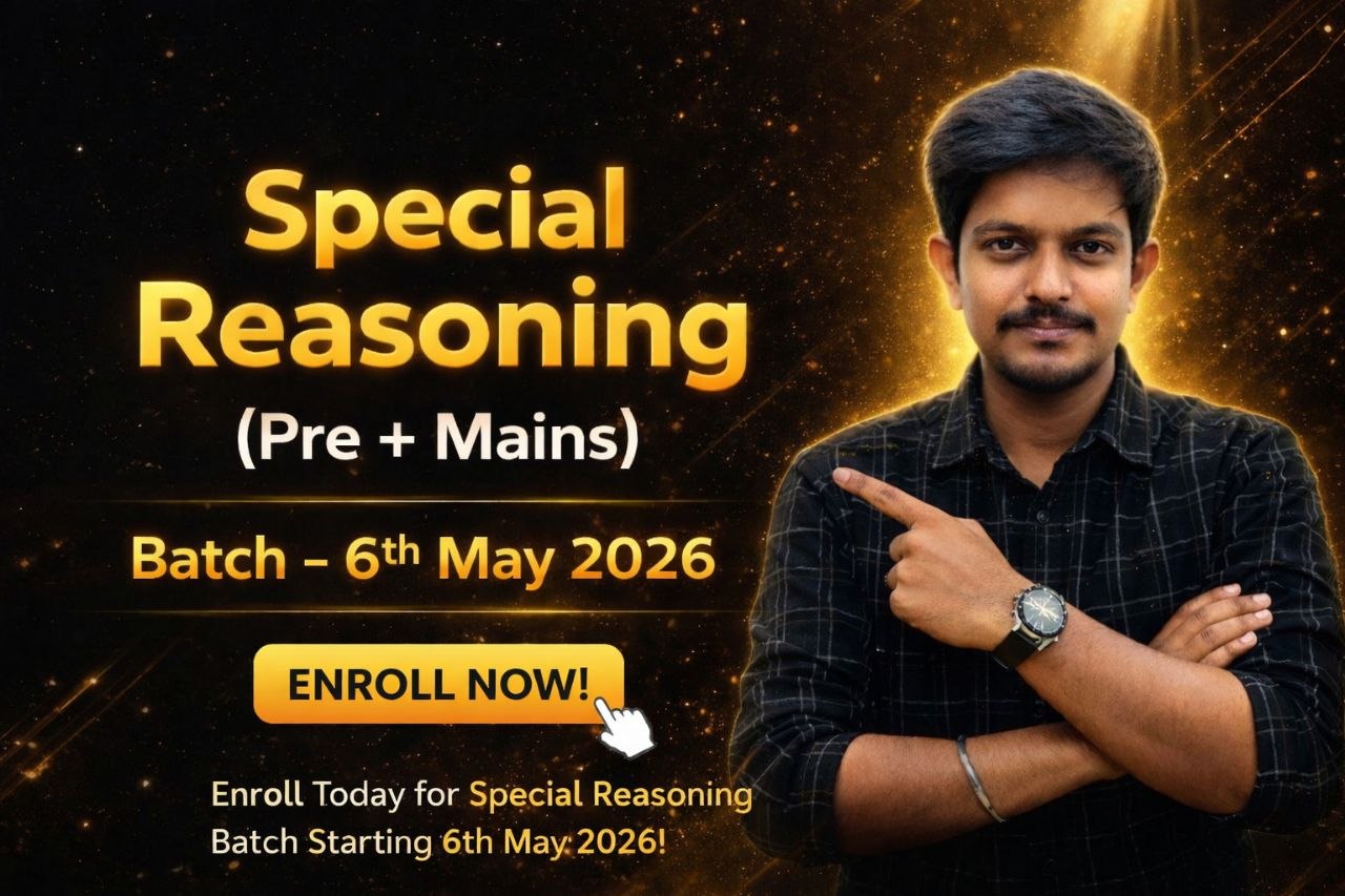 Special Reasoning (Pre + Mains) by Shankar Sir 