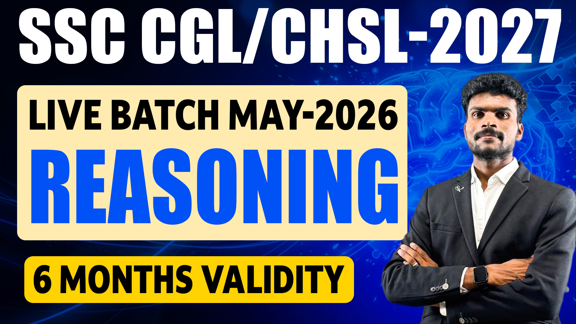 REASONING MAY SSC LIVE BATCH - 2026 (6 MONTHS VALIDITY)