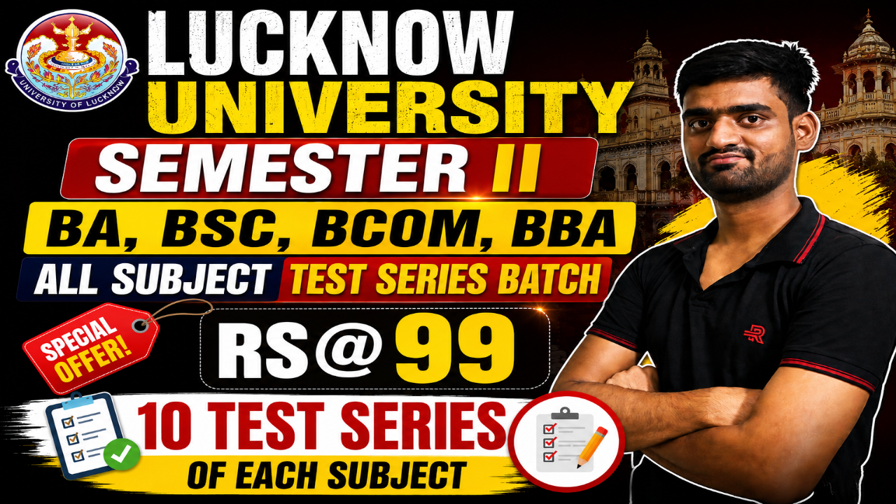 Semester II Test Series BA BSC BCOM BBA