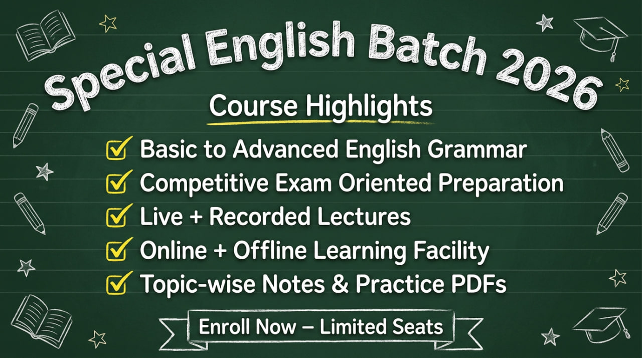 SPECIAL ENGLISH GRAMMAR | 2026 (Basic to Advanced)