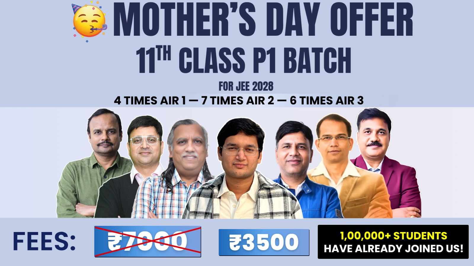 JEE 2028: 11th Class P1 Batch