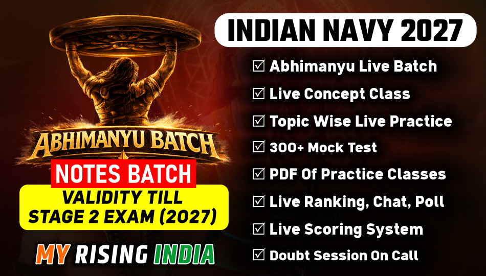 Abhimanyu Notes Batch for Indian Navy