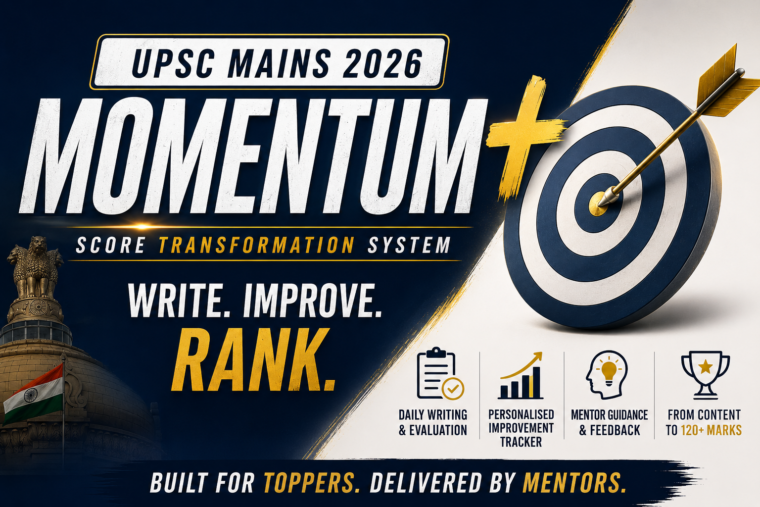 Momentum+ Batch (UPSC GS Mains 2026)
