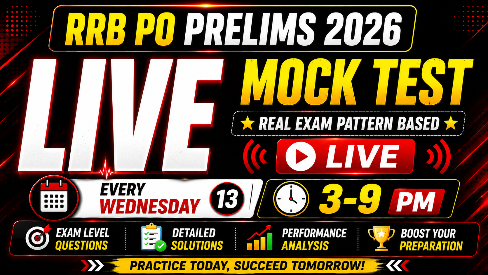 RRB PO Live Mock 2026