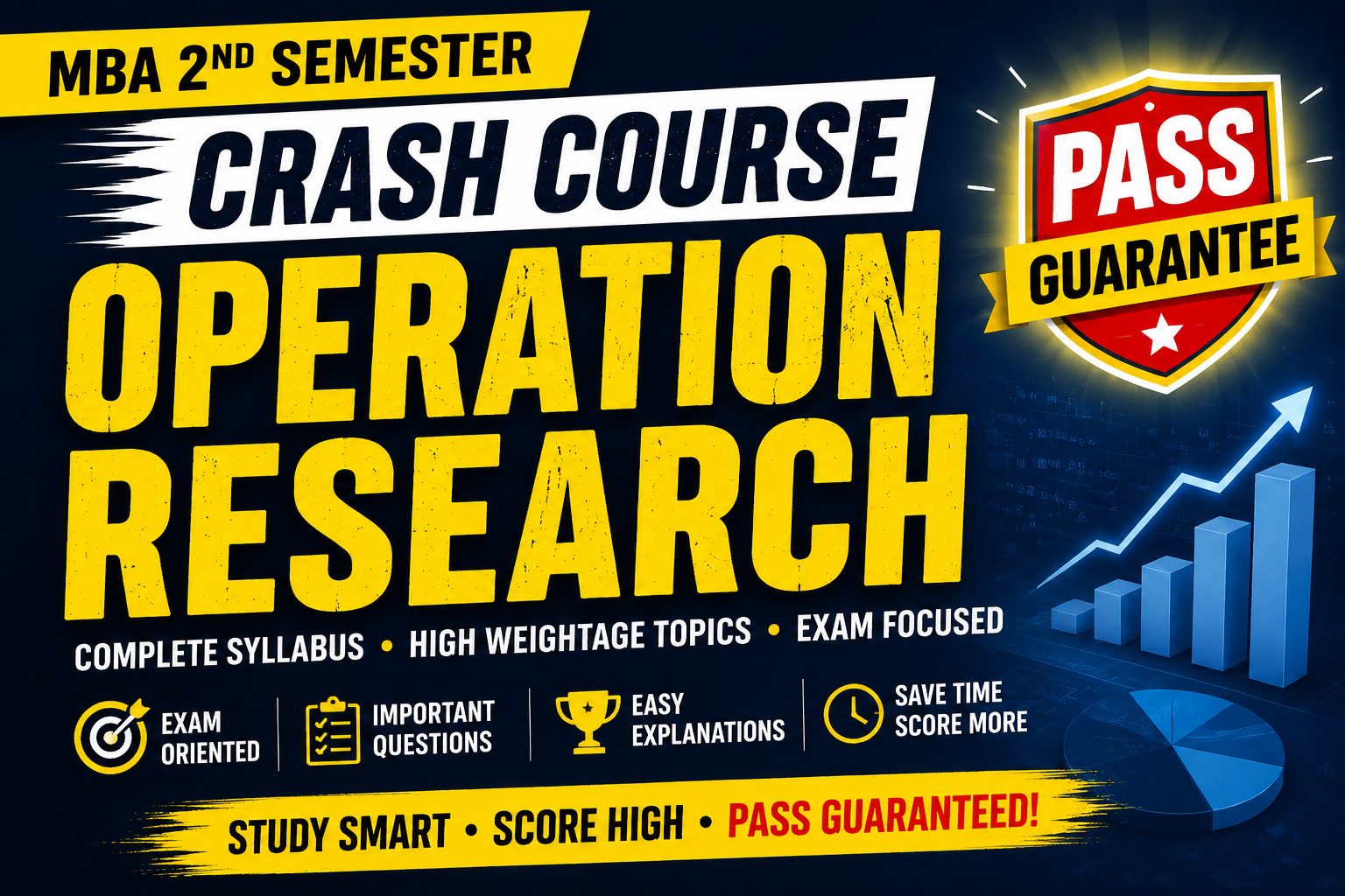 Operation Research (Crash Course + Live Class)
