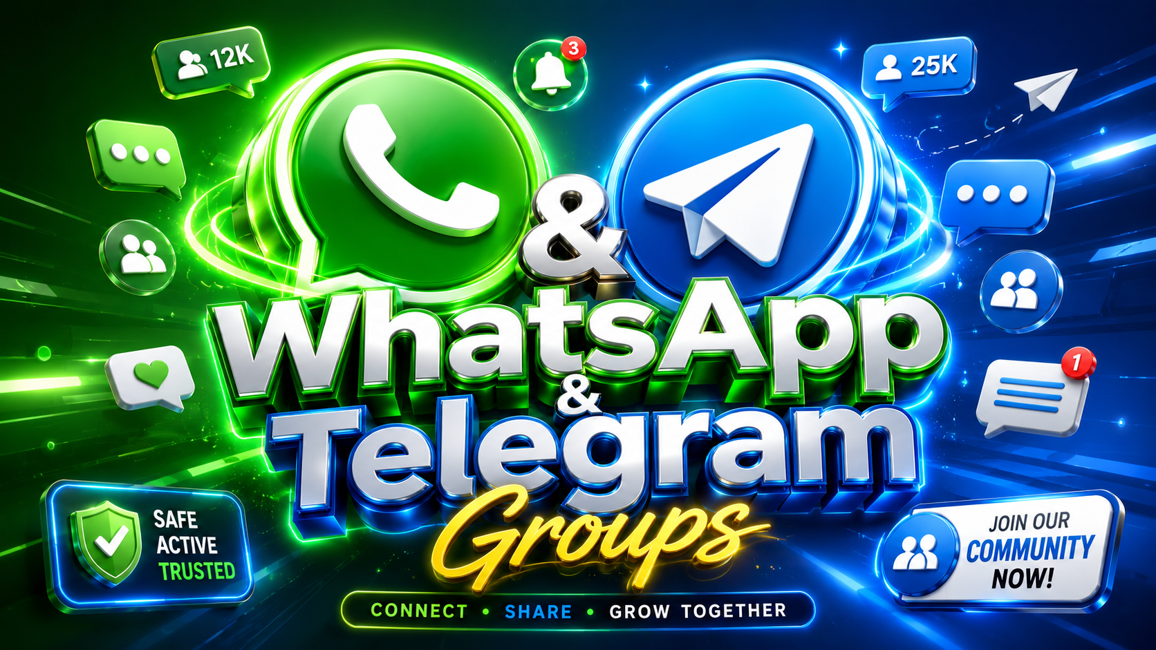 WHATSAPP & TELEGRAM GROUP 