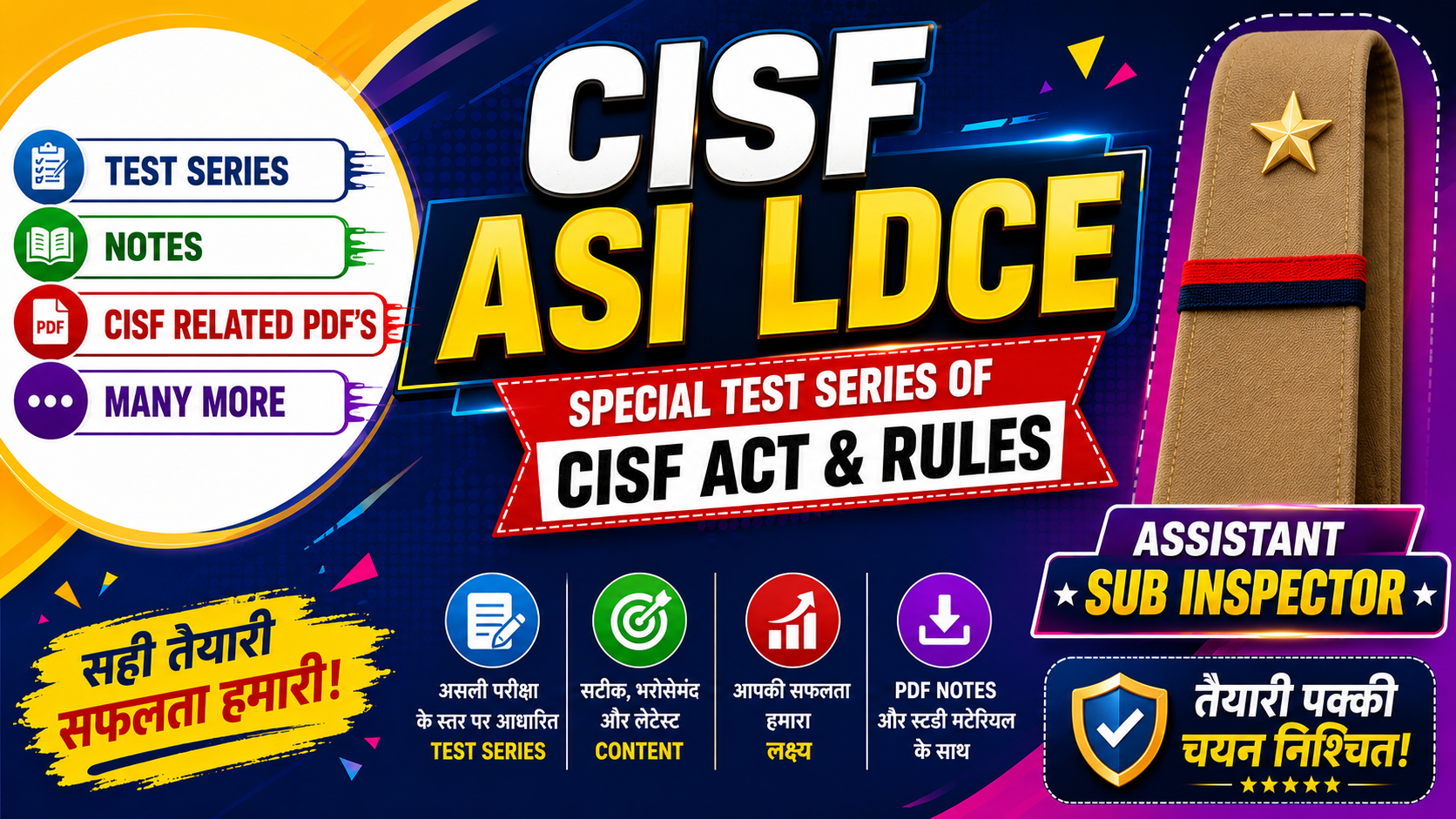 CISF ASI LDCE