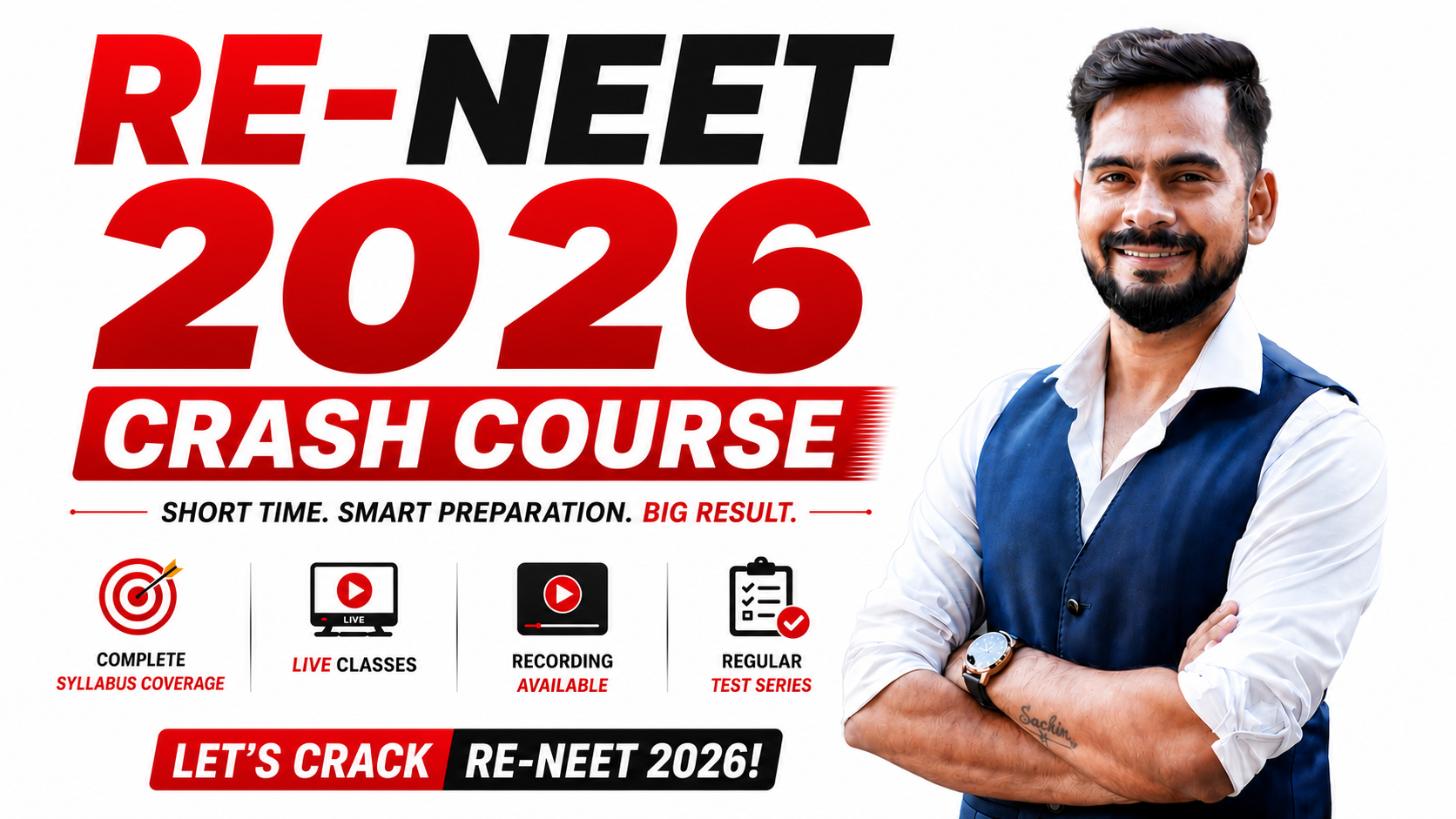 RE-NEET 2026 Crash Course || Complete Syllabus + Daily Test 