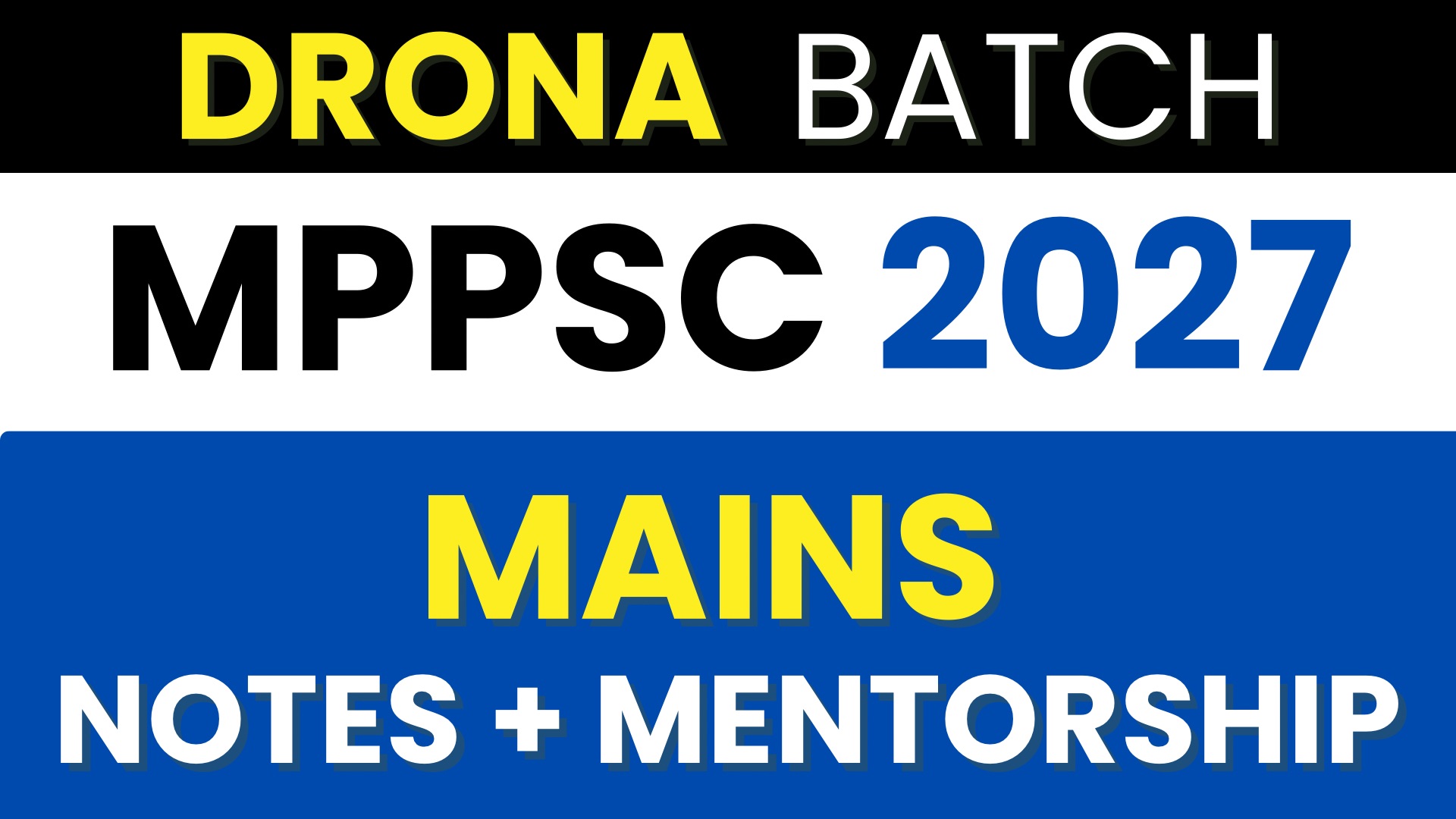 2027 MAINS Notes + Mentorship (ONLINE/OFFLINE)