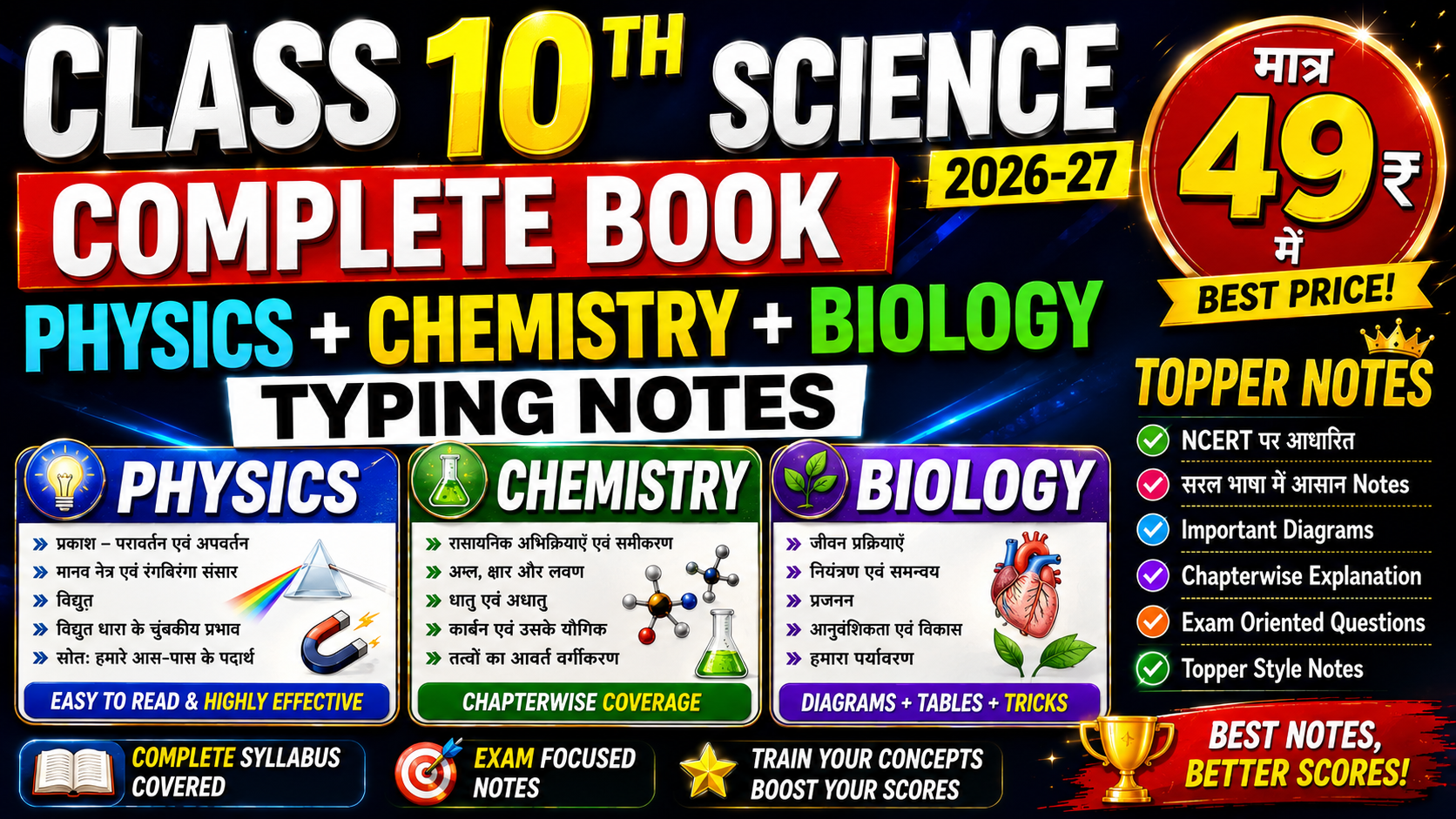 10th Science Typing Notes