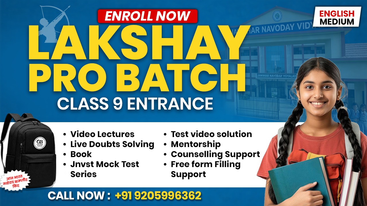 Lakshya Pro Batch for Navodaya Vidyalaya 2027