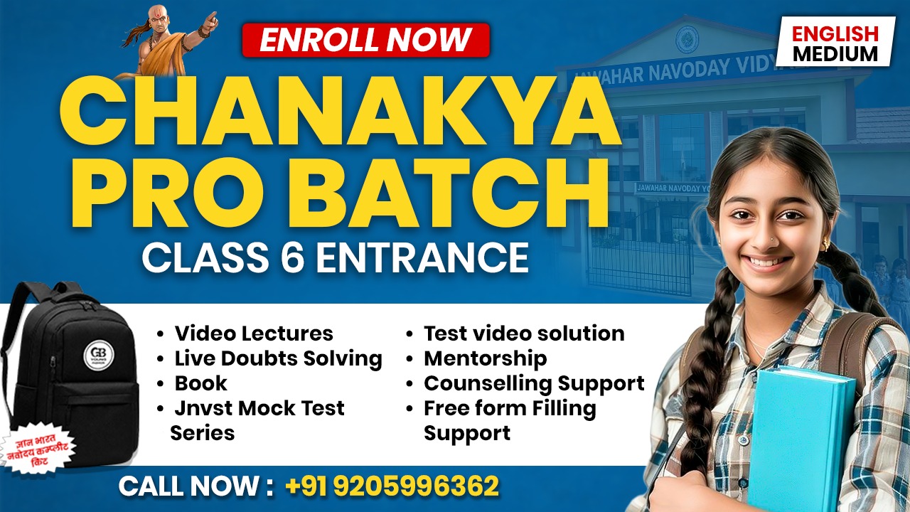 Chanakya Batch Pro for Navodaya Vidyalaya 2027