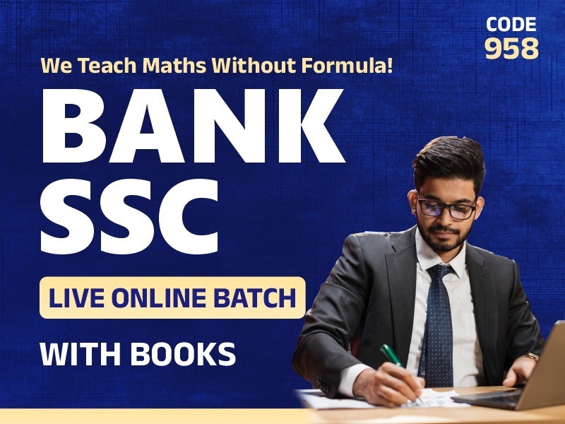 BANK + SSC + RRB | LIVE BATCH | WITH BOOK | CODE 958