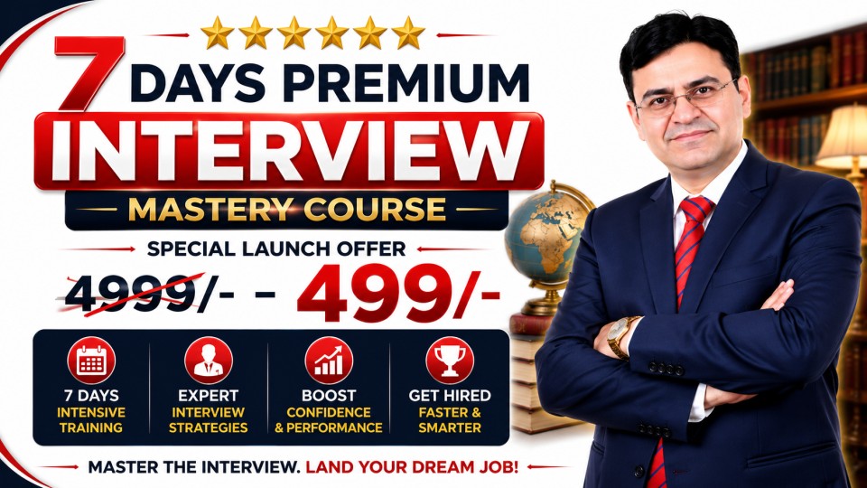 7-Days Premium Interview Mastery Course