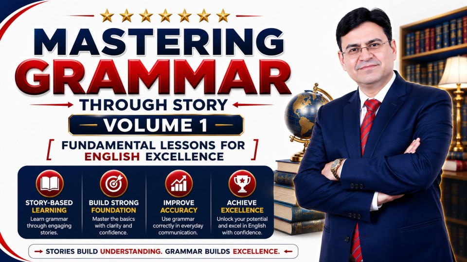 Mastering Grammar Through Story - VOLUME 1 [Fundamental Lessons For English Excellence]