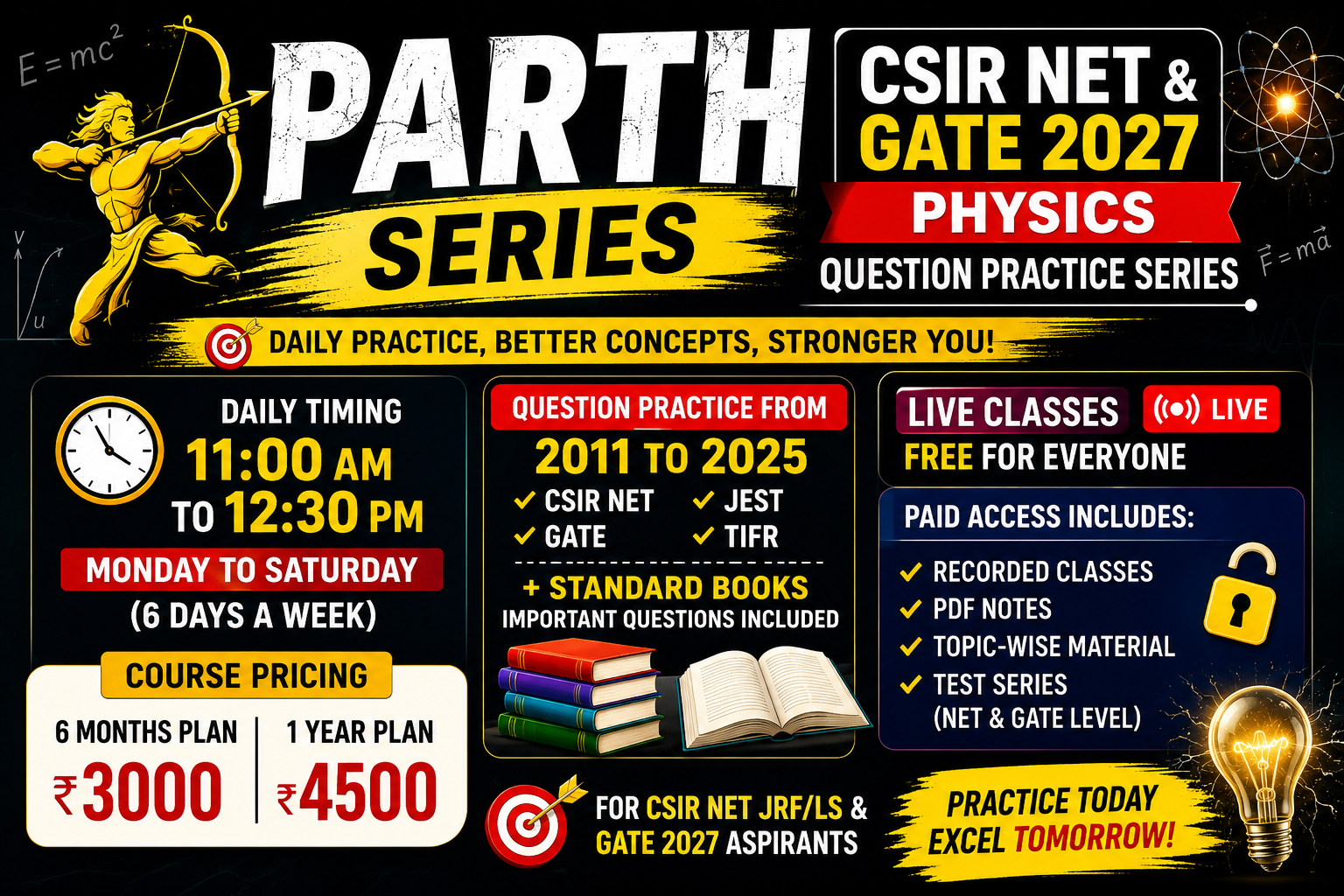 Parth Series (CSIR NET DEC 2026| GATE 2027)