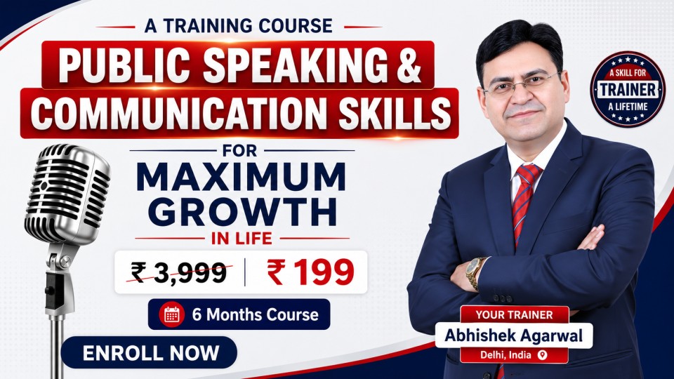 Communication Skills And Public Speaking skills (Masterclass)