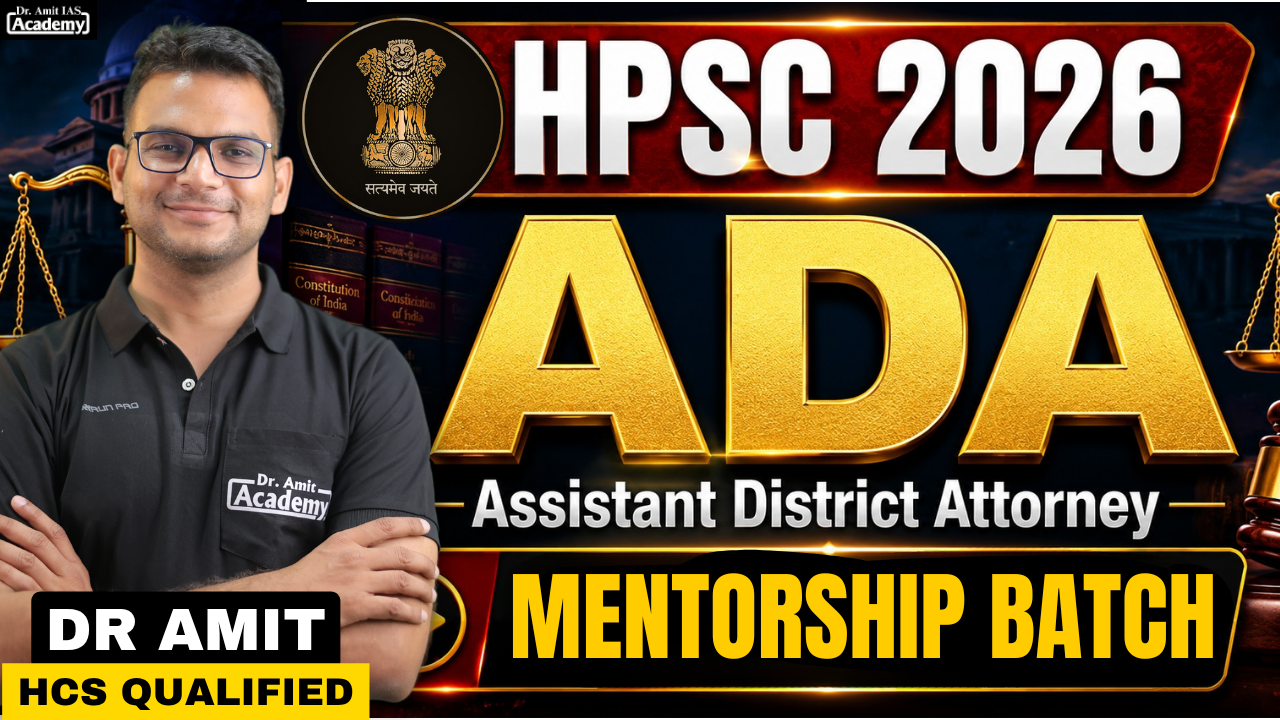  ADA 2026 GS PRE MENTORSHIP BATCH