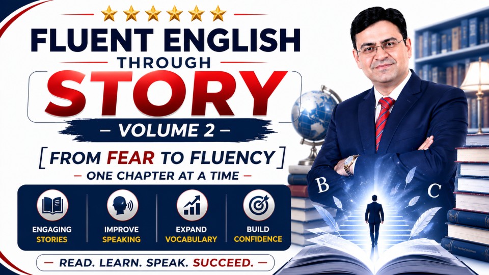 Fluent English Through Story - VOLUME 2 [From Practice To Powerful Communication - Speak Naturally, Think In English]