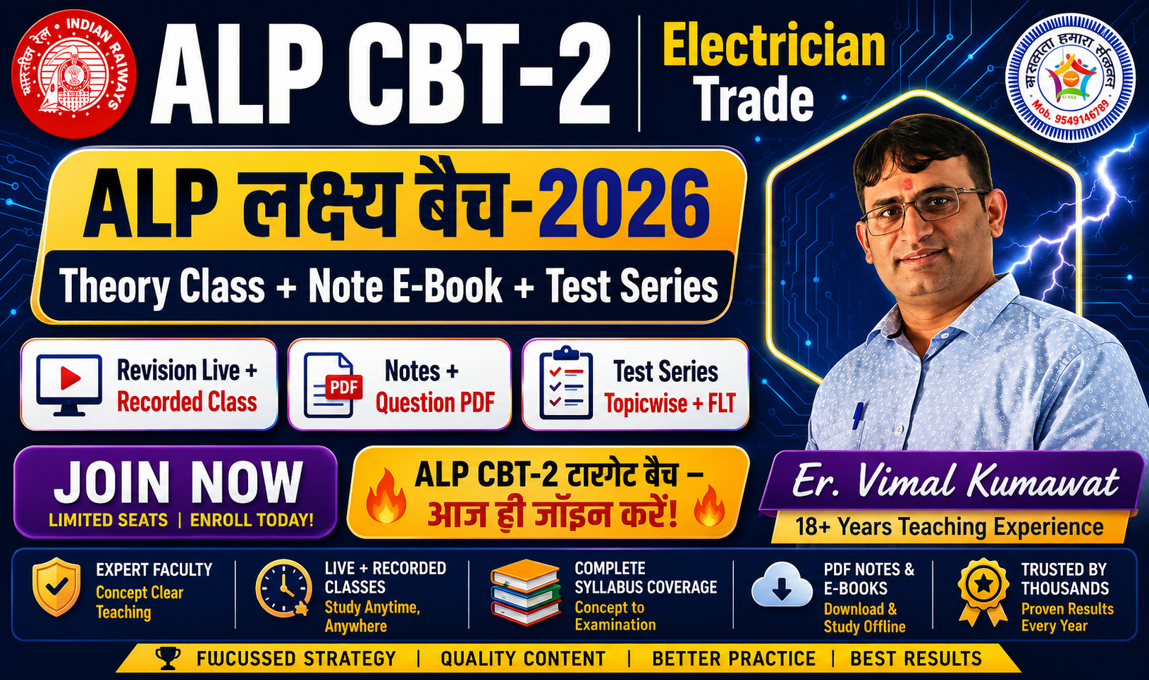 ALP CBT -2 PART-B ELECTRICIAN THEORY 