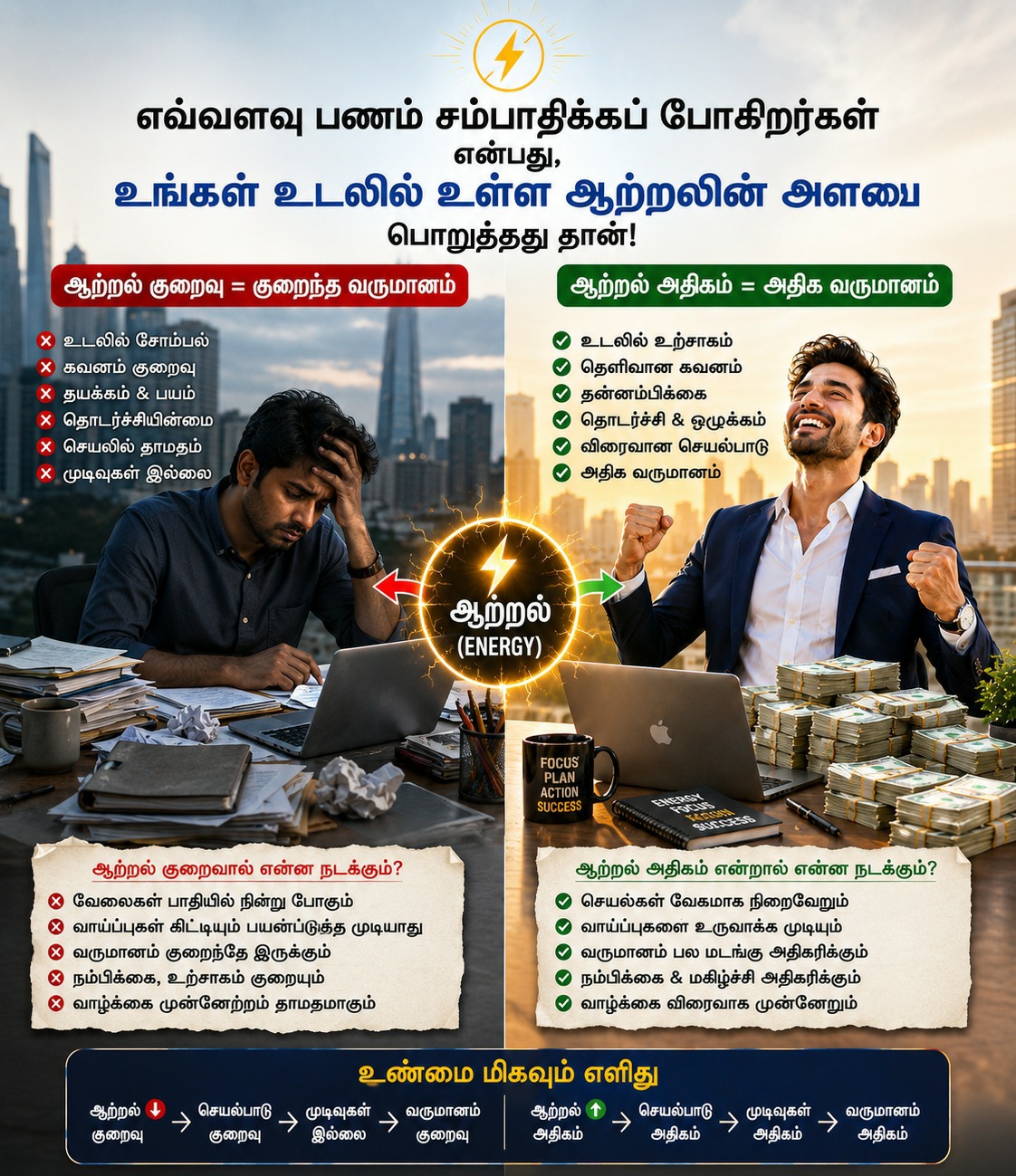 வெற்றியை அடைய உங்கள் ஆற்றலை அதிகரியுங்கள் ⚡