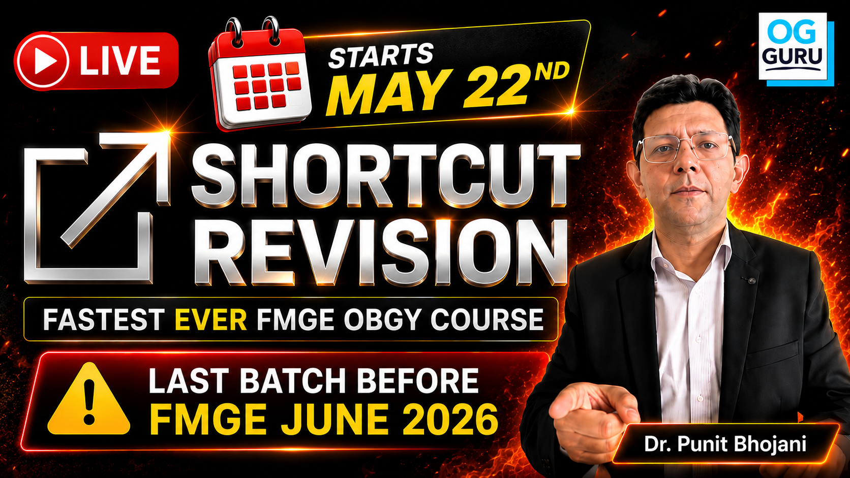Shortcut Live - FMGE June 2026 - Final Batch