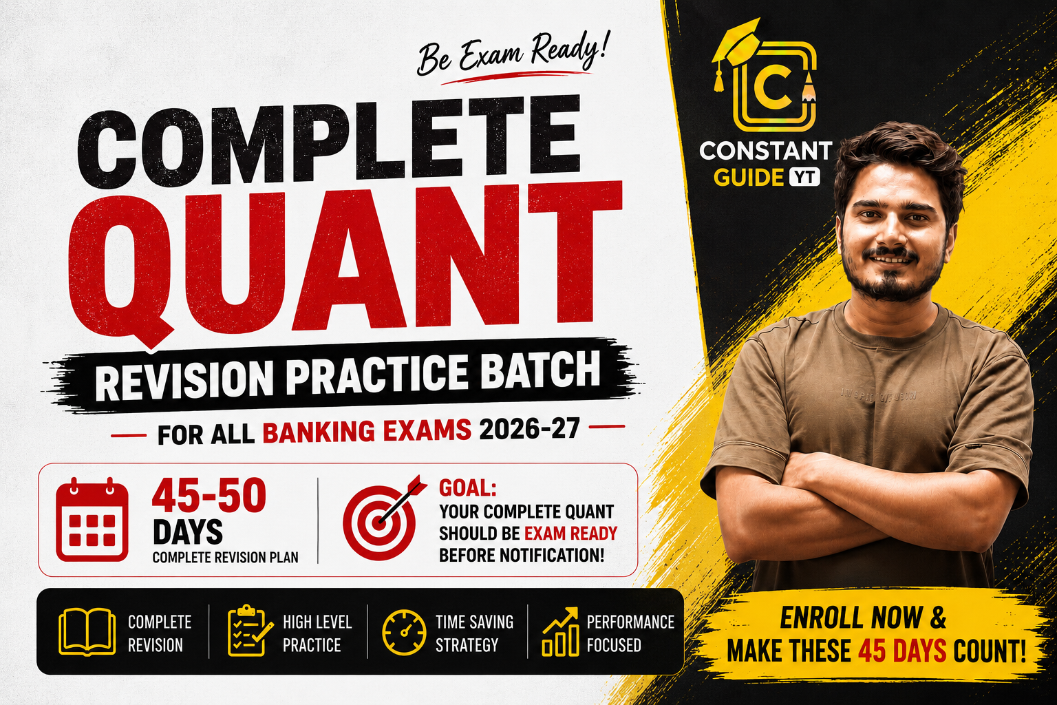 Complete Quant Revision & Practice Batch @649 ( LIVE BATCH )