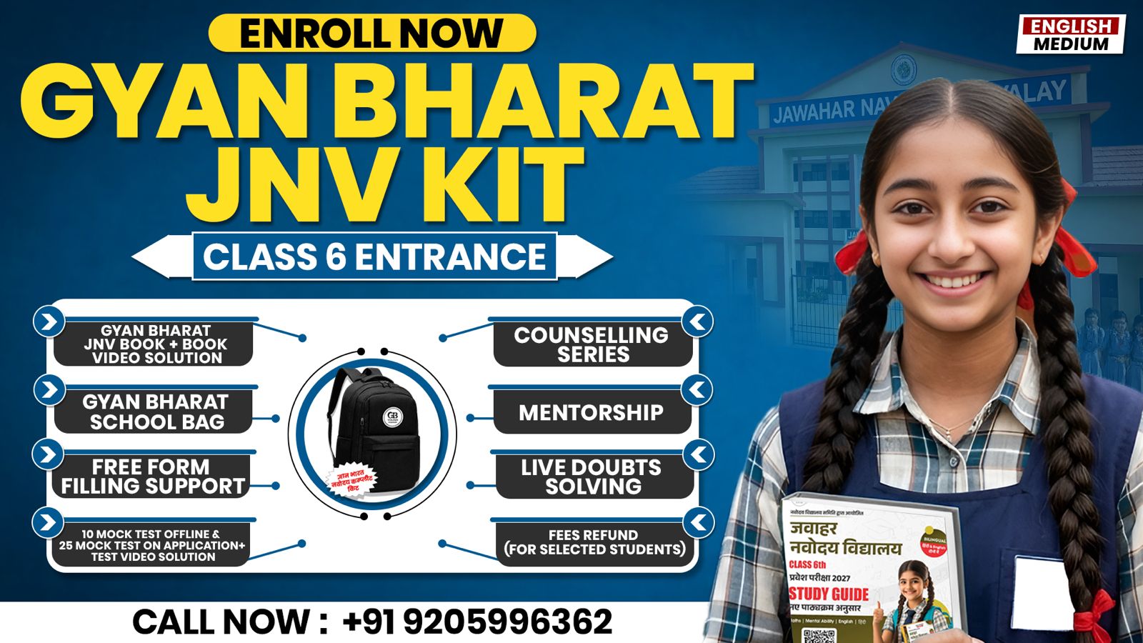  Gyan Bharat JNV Kit – JNVST 2027