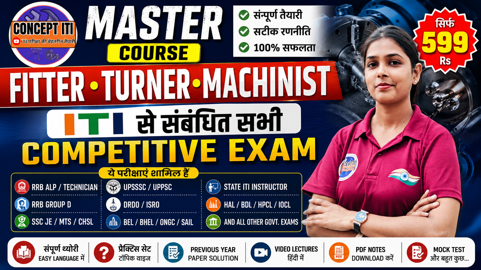 Master Course(Fitter Turner Machinist) 