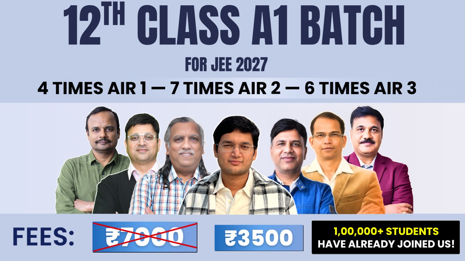 JEE 2027: 12th Class A1 Batch