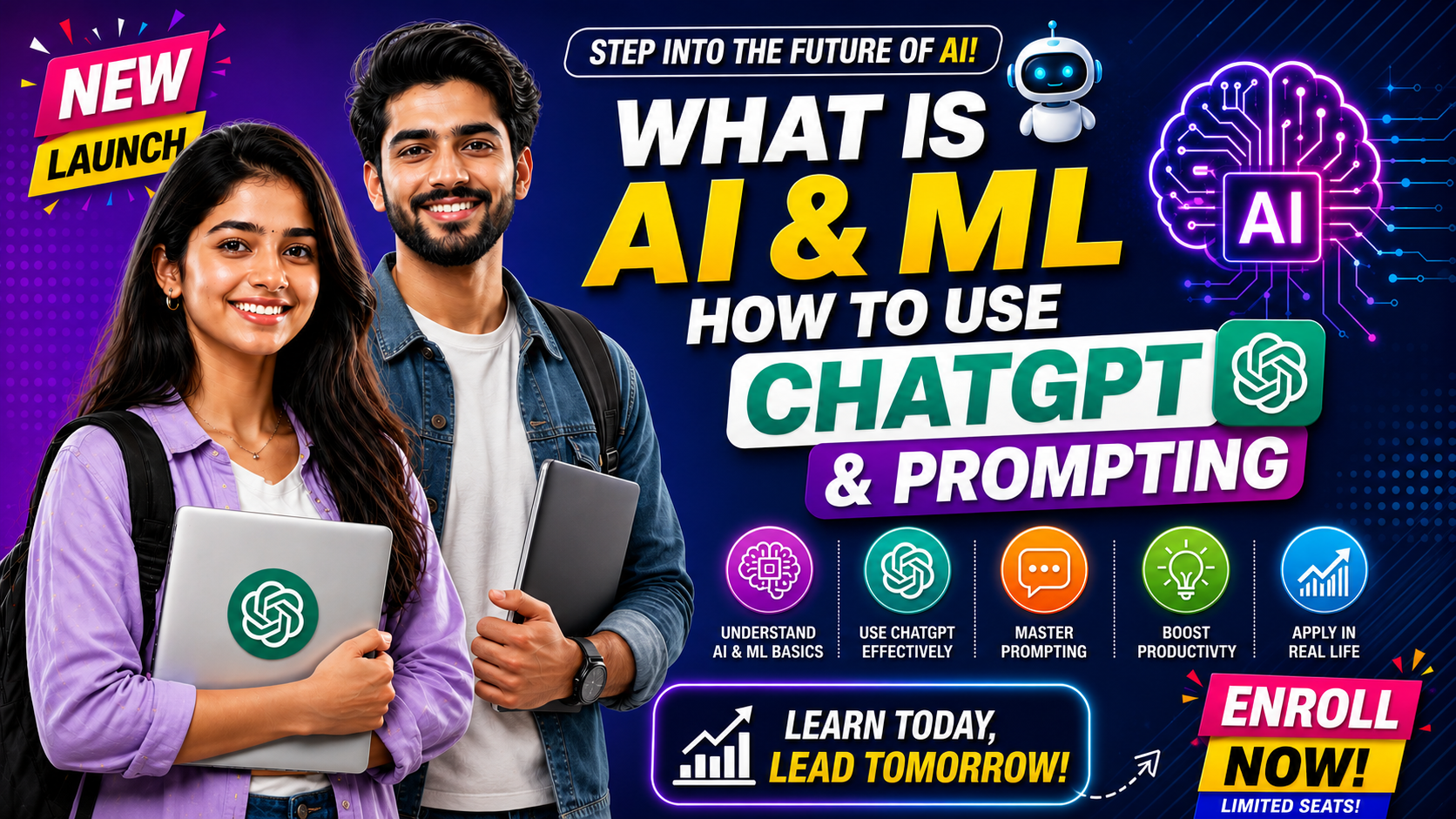What is AI & ML, How to use Chatgpt & Prompting