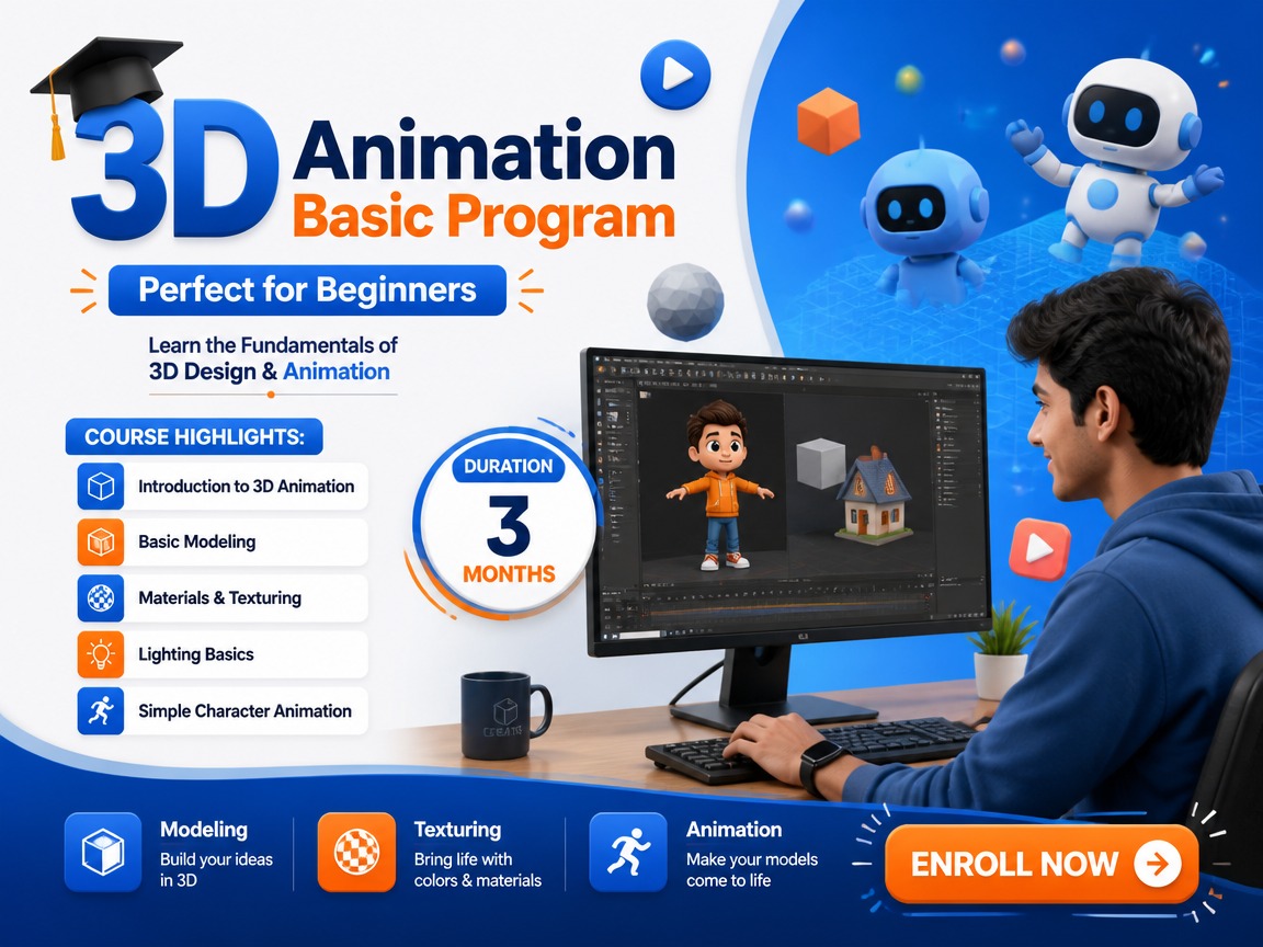 3D Animation 🎬Basic Program 💰₹3000/Month