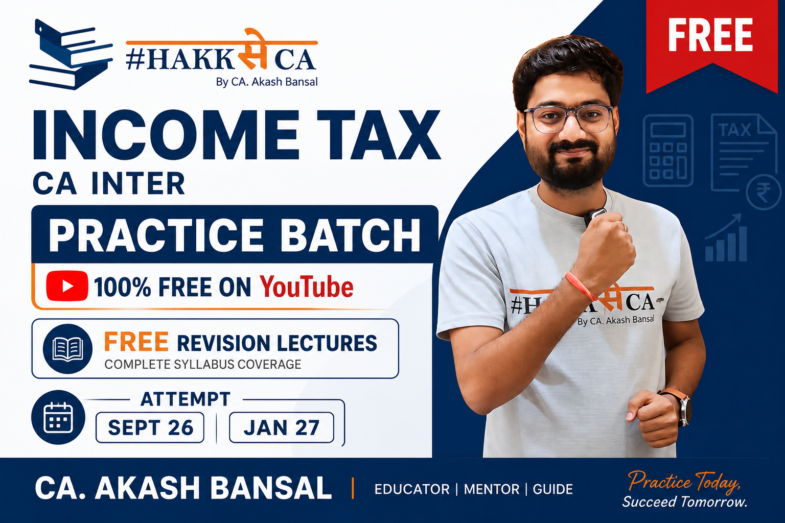 Writing Practice Batch | Income Tax