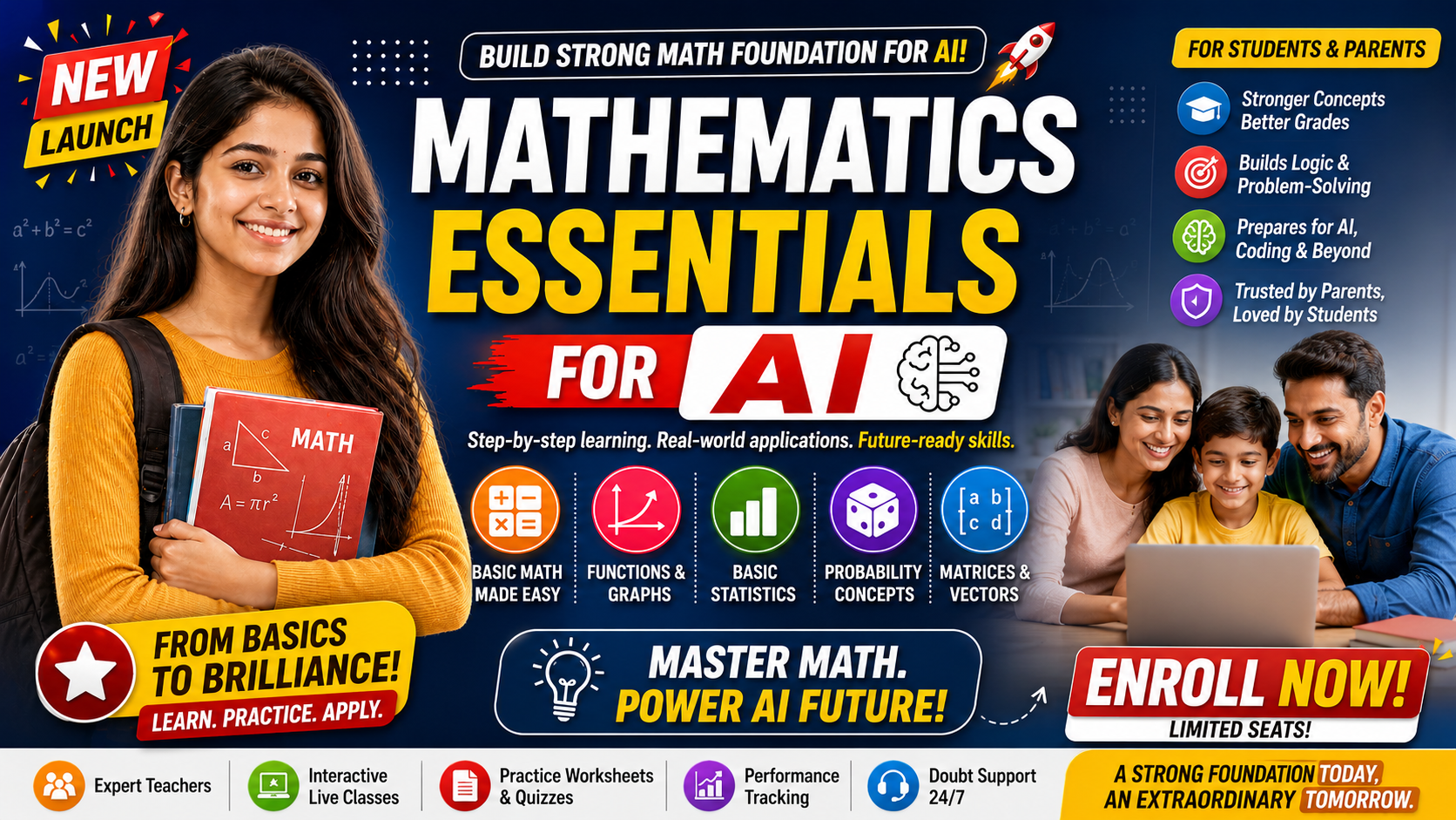 Mathematics Essentials for AI