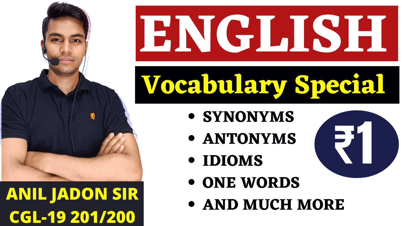 COMPLETE ENGLISH FOUNDATION #1  By ANIL JADON SIR starts from 21 Feb.