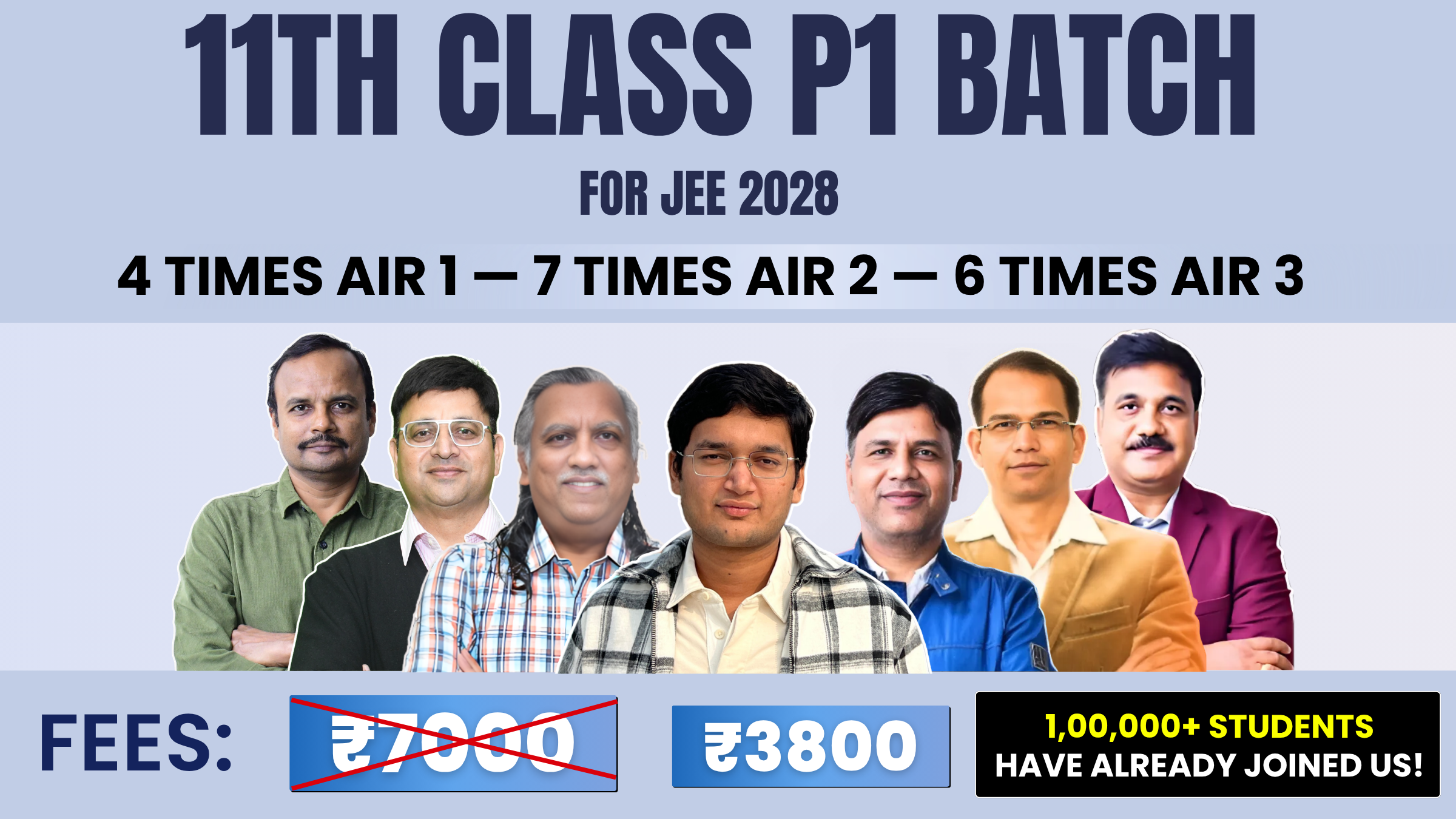 JEE 2028: 11th Class P1 Batch