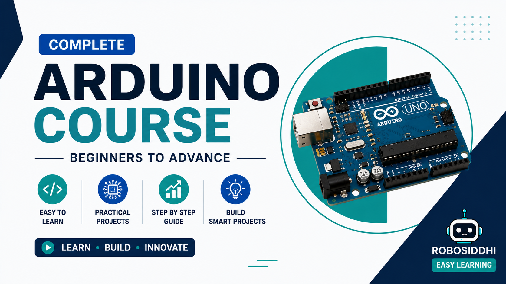 Arduino Course in English | Build Smart Electronics & Robotics Projects