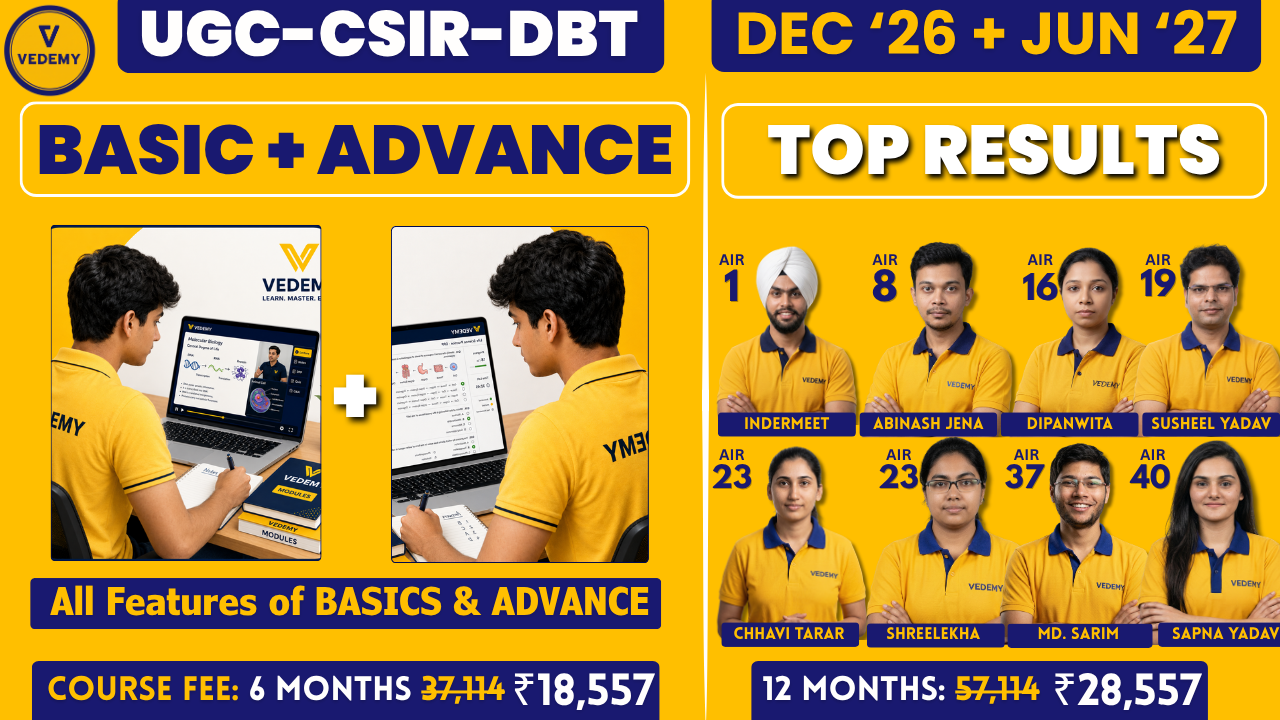 CSIR-UGC-DBT Basics + Advance Batch Dec 2026–June 27