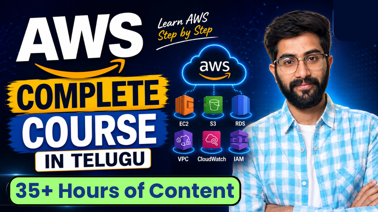 AWS Full Course | Telugu | Vamsi Bhavani
