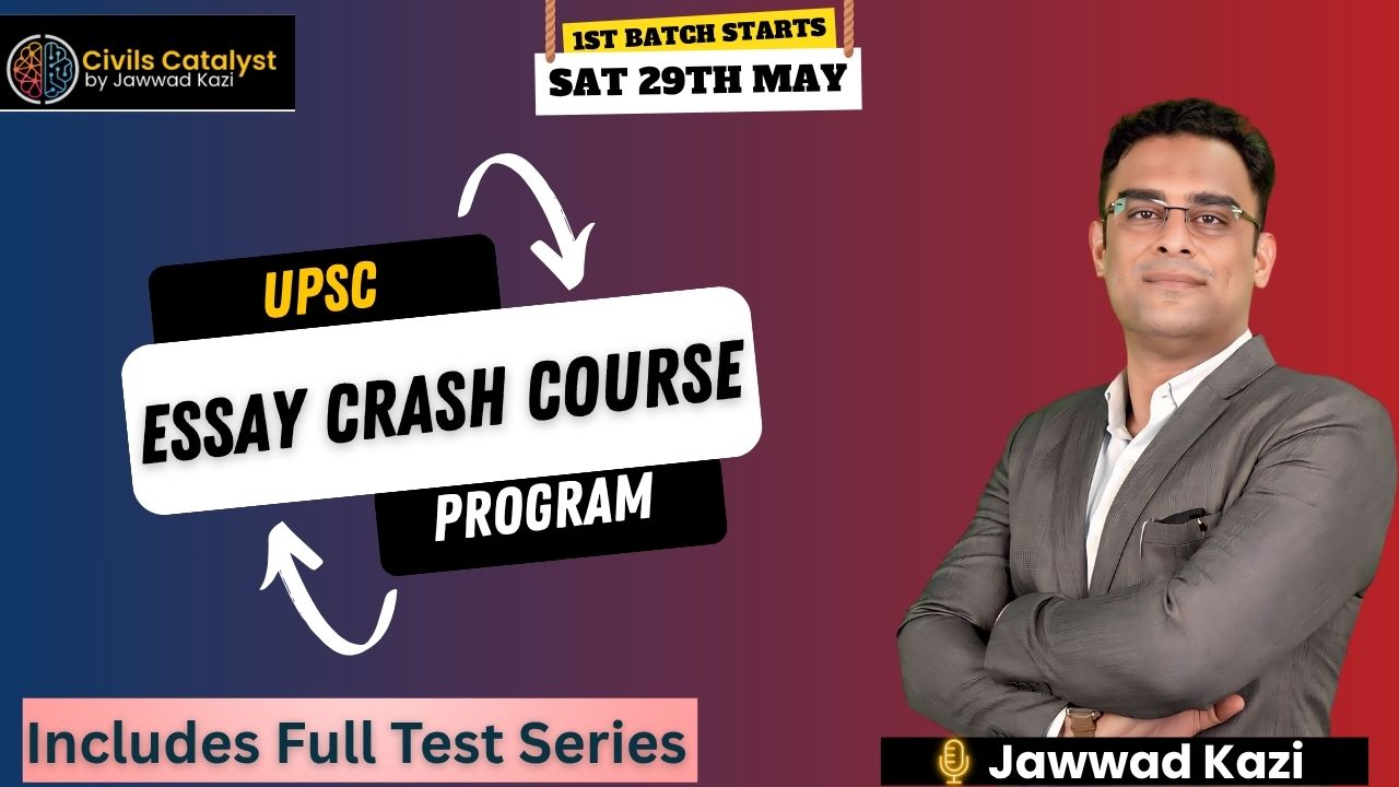 UPSC Essay Crash Course One 2026 