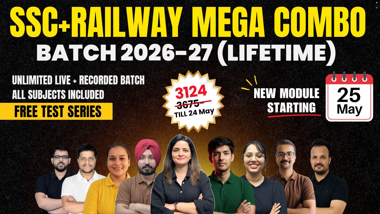 SSC + Railway Mega Combo Batch 2026-27 (LIFETIME)