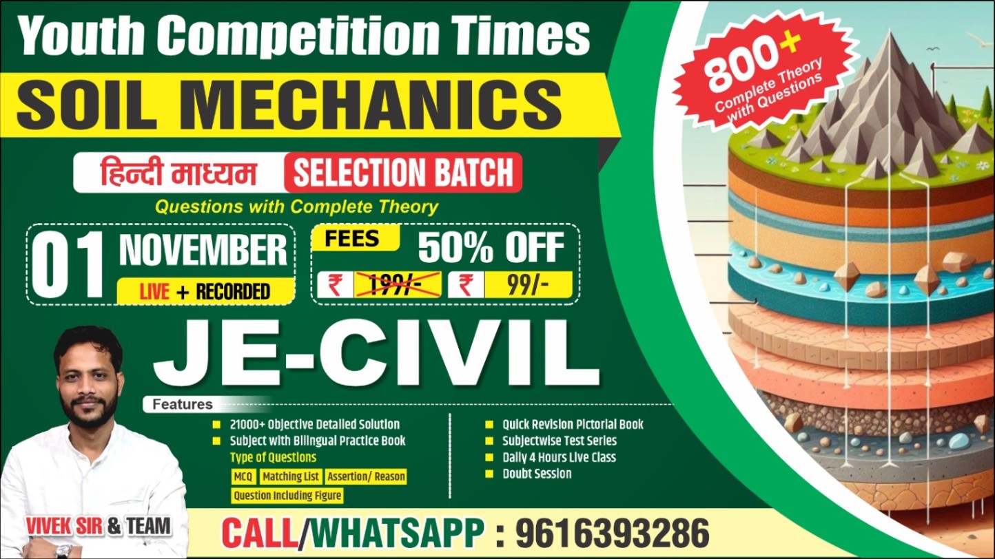 SOIL MECHANICS AND FOUNDATION ENGINEERING SUBJECT WISE ( SELECTION BATCH) 
