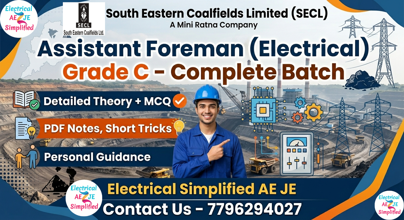SECL Assistant Foreman Electrical